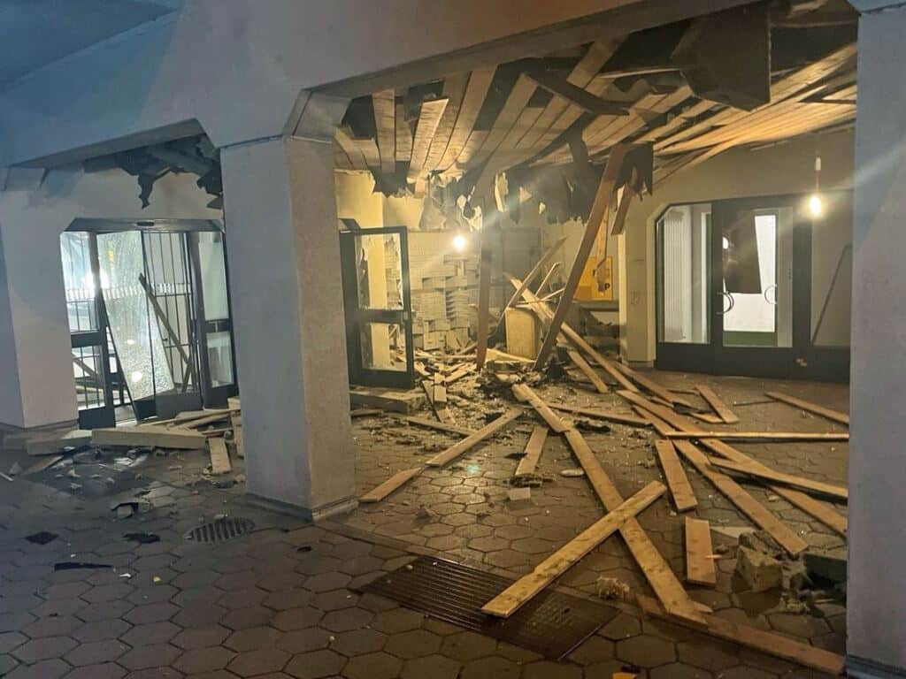 , Dix personnes évacuées après l&rsquo;explosion d&rsquo;un bancomat à Ruswil